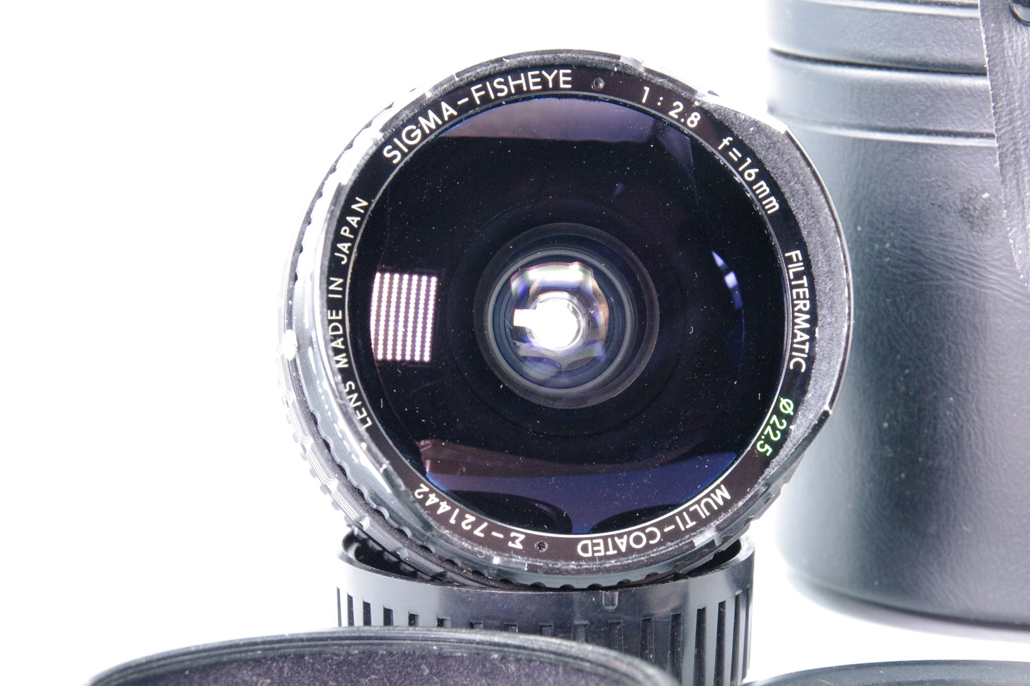 Sigma Fisheye 16mm f/2.8 Filtermatic Lens C/Y Mount – Excellent with Case &amp; Filters