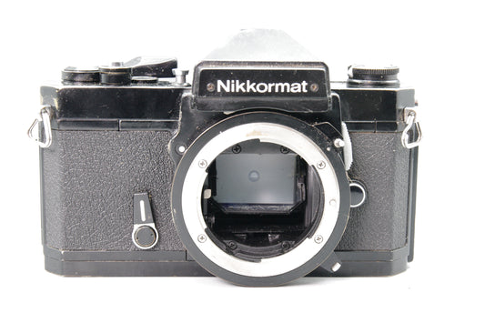 Nikon Nikkormat FT2 35mm SLR Film Black Camera Body - Tested - Battery included