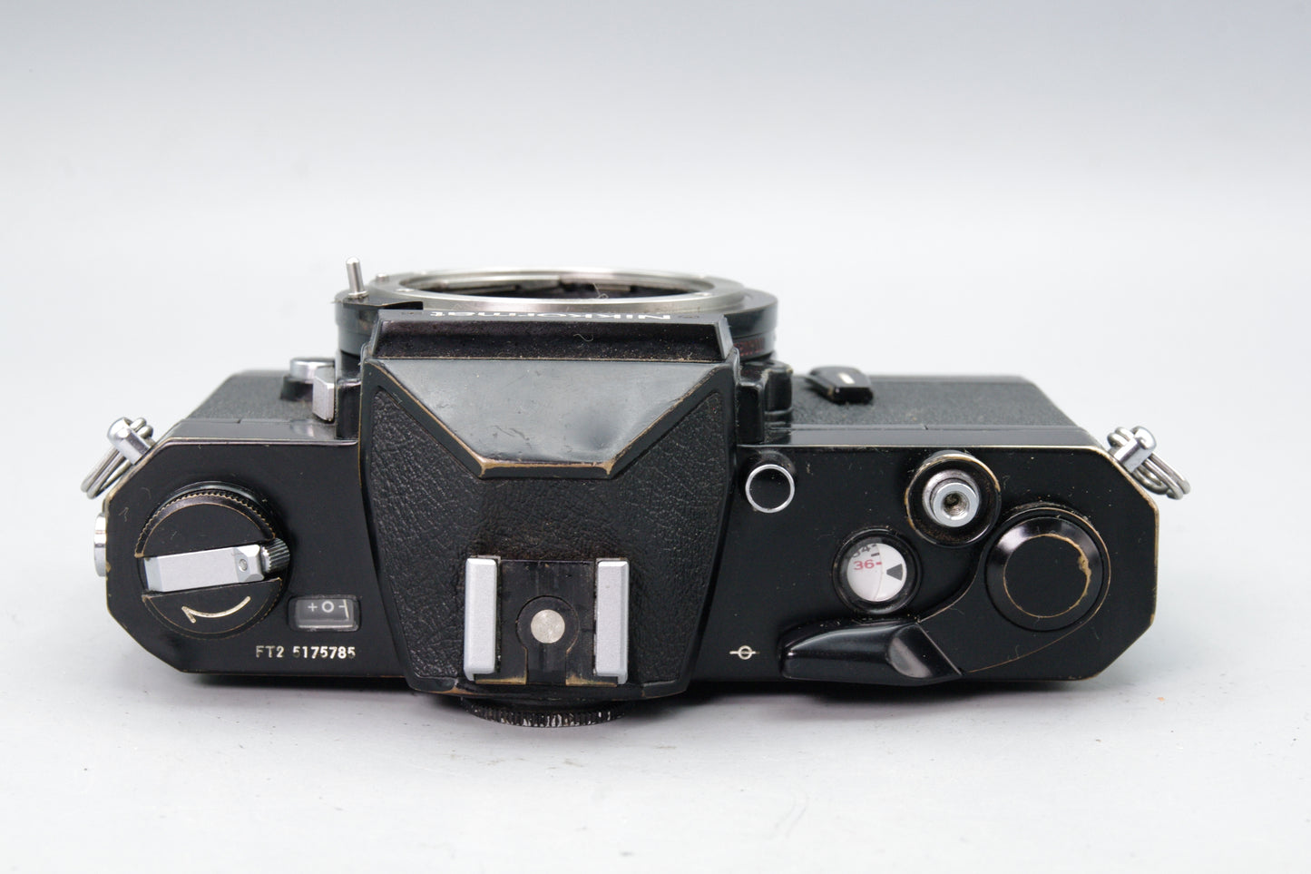 Nikon Nikkormat FT2 35mm SLR Film Black Camera Body - Tested - Battery included