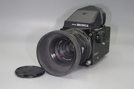 Zenza Bronica ETR-C Medium Format Camera with Zenzanon 75mm f/2.8 Lens –Serviced