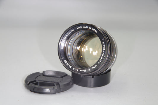 Canon Super-Canomatic R 58mm F1.2 Lens Vintage - Serviced November 2025