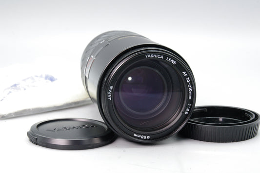 Yashica 70–210mm f/4.5 AF Zoom Lens – Contax/Yashica Mount – Excellent