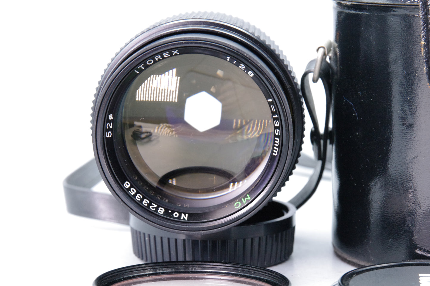 Itorex 135mm f/2.8 Telephoto Prime Lens Pentax K Mount – Excellent – Case Caps UV