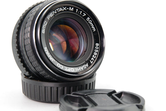 SMC Pentax‑M 50mm f1.7 Lens – Pentax K Mount – Manual Focus – Excellent