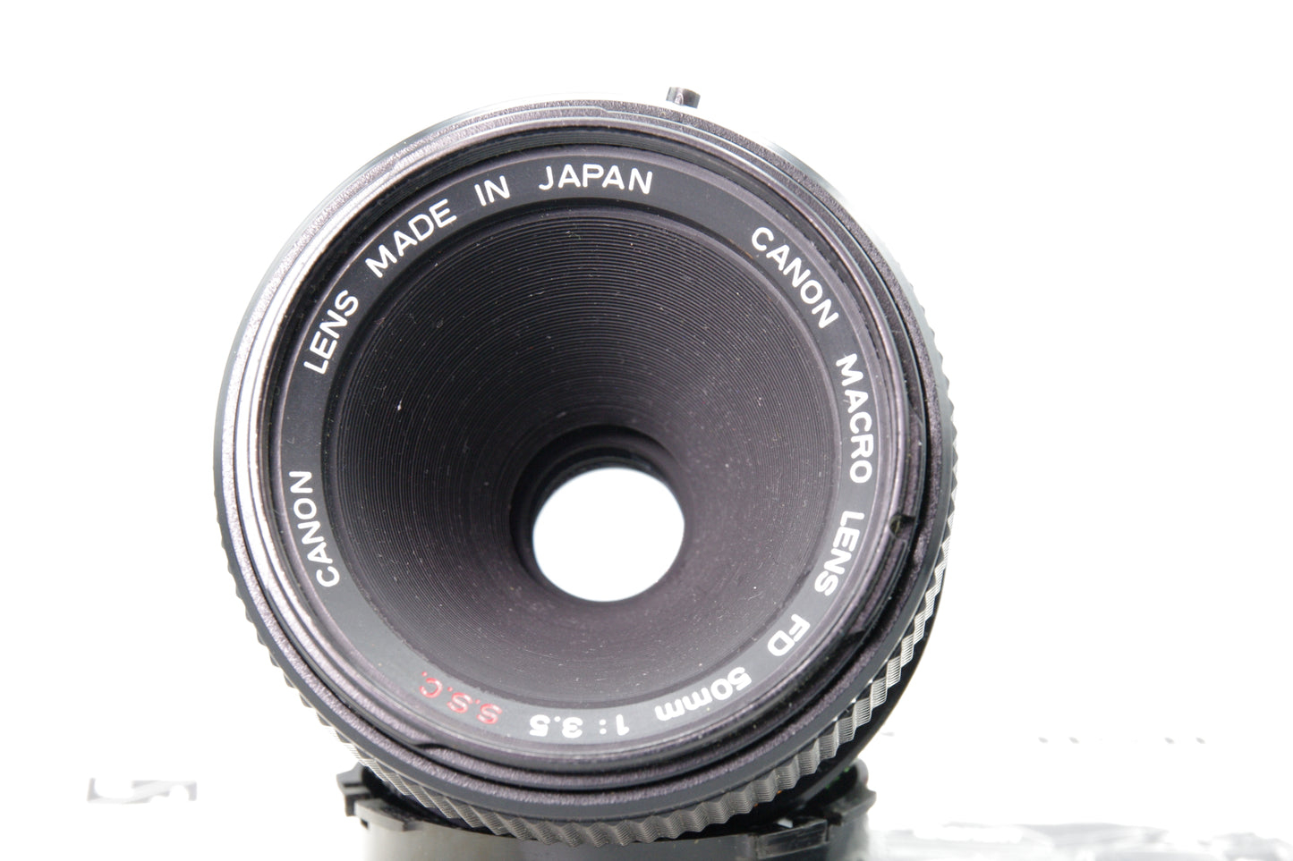 Canon FD 50mm f/3.5 S.S.C. Macro Lens – Excellent Condition with Instructions