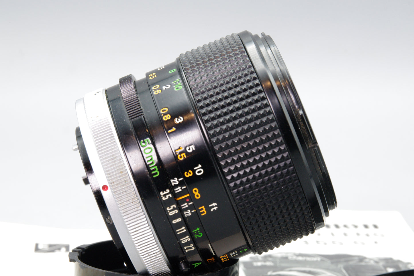Canon FD 50mm f/3.5 S.S.C. Macro Lens – Excellent Condition with Instructions