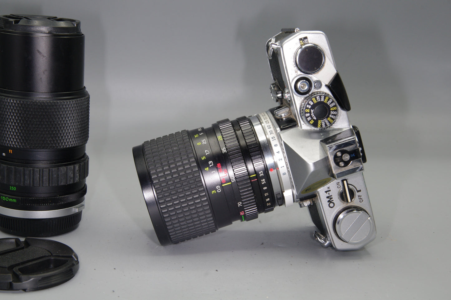 Olympus OM-1N 35mm SLR Film Camera + Tokina 28-85mm + Zuiko 75-150mm Tested