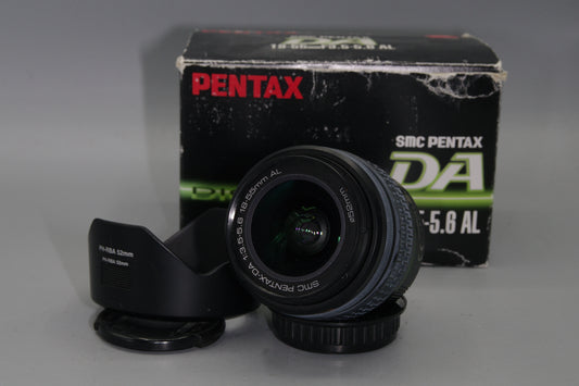 Boxed SMC Pentax-DA 18-55mm F/3.5-5.6 AL AF Zoom Lens - Pentax K Mount