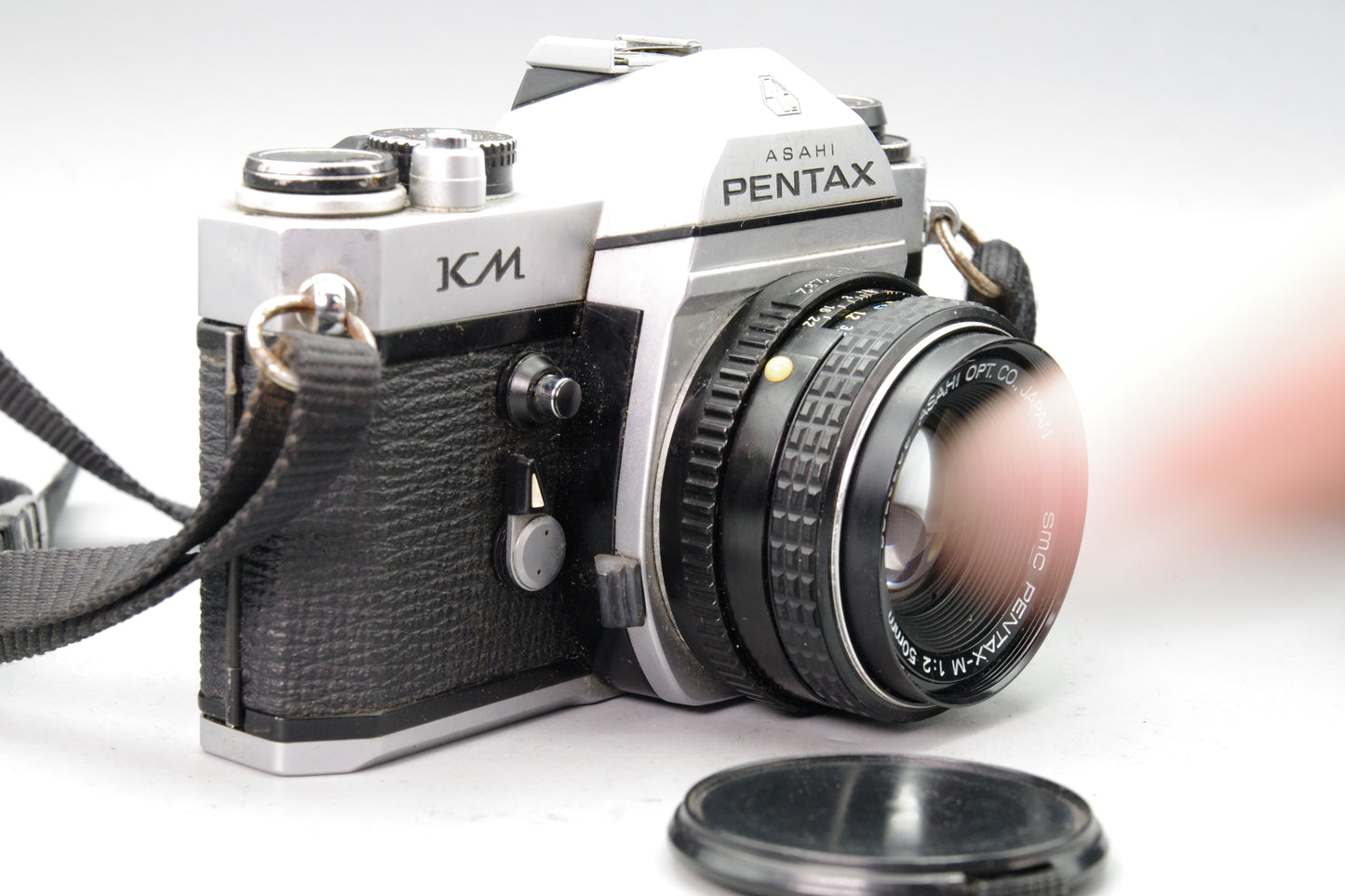 Pentax KM 35mm SLR + 50mm f/2 Lens – Meter Not Working – Fully Mechanical