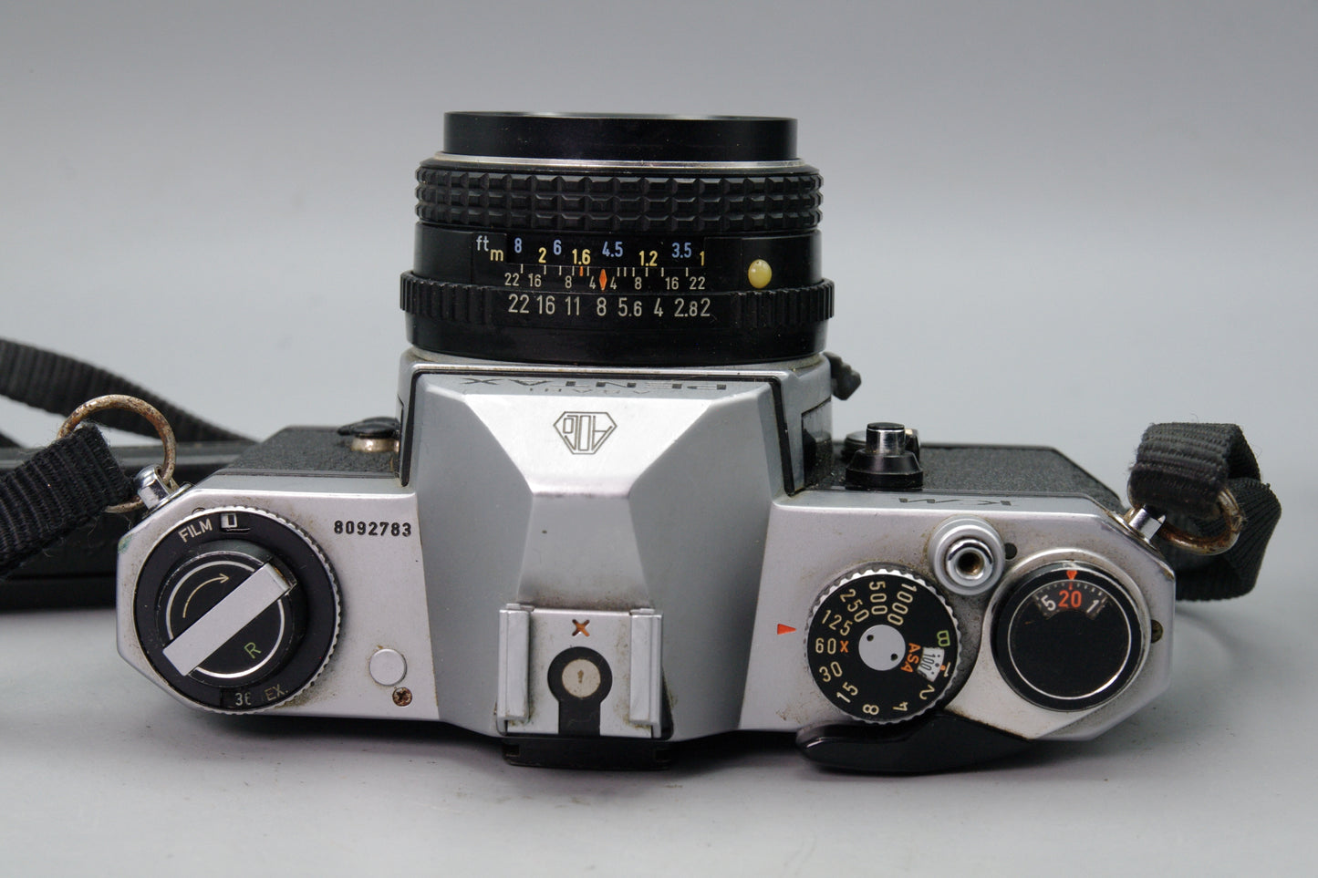 Pentax KM 35mm SLR + 50mm f/2 Lens – Meter Not Working – Fully Mechanical