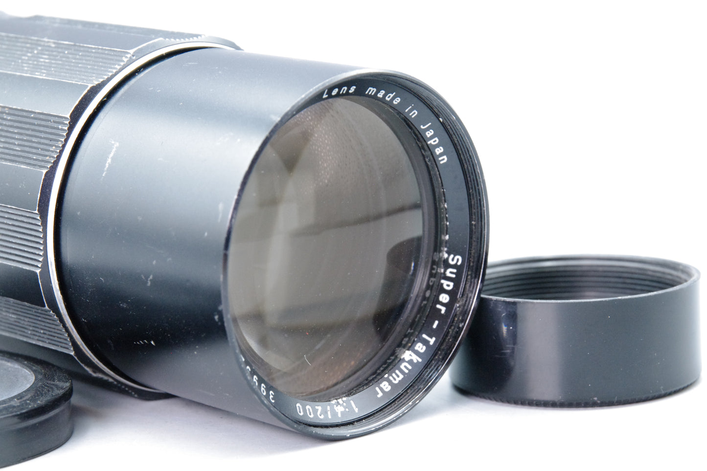 Asahi Super‑Takumar 200mm f/4 Lens – M42 Mount – Case & Hood – Very Good