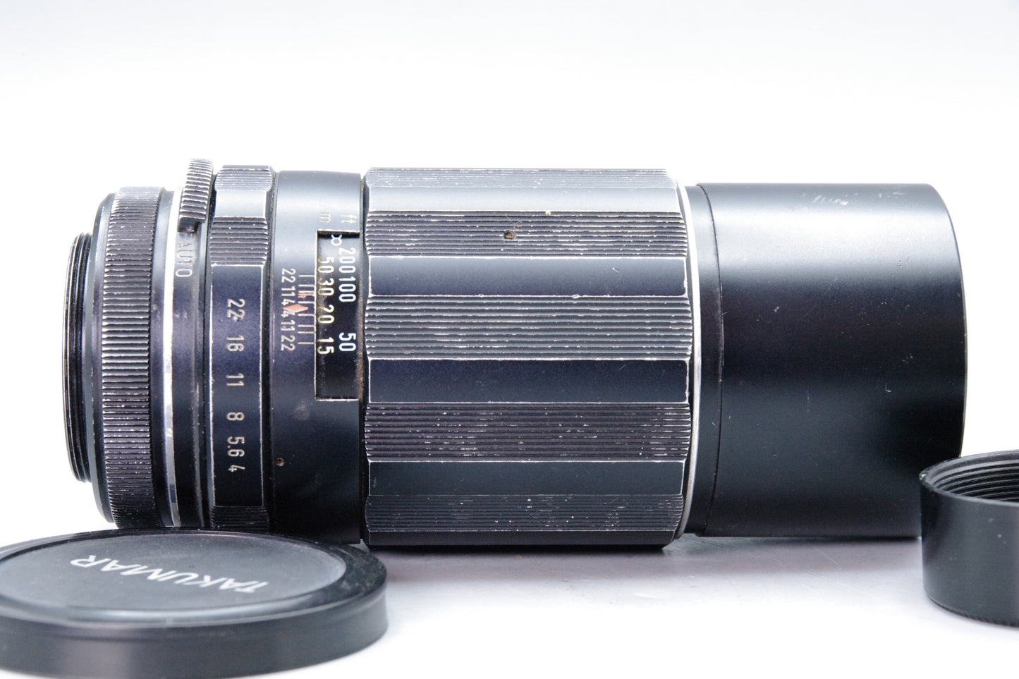 Asahi Super‑Takumar 200mm f/4 Lens – M42 Mount – Case & Hood – Very Good