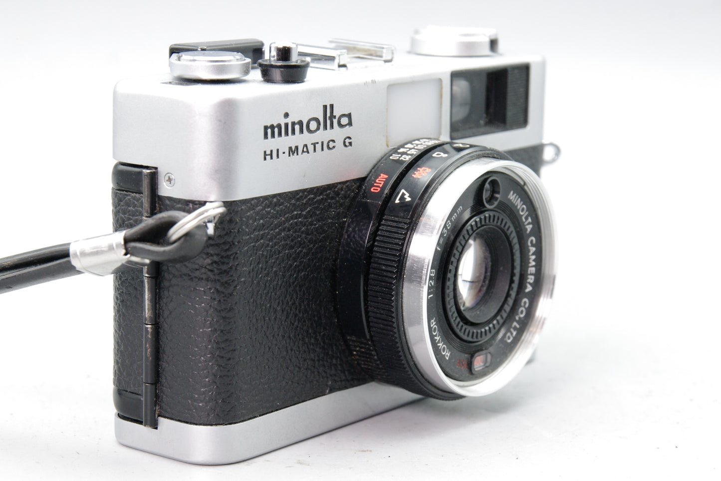 Minolta Hi‑Matic G 35mm Rangefinder – Meter Reacts – Shutter/Lens Faults