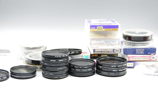 Circular Polarizing Filter - Multiple Sizes 37/46/49/52/55/58/62/72/82