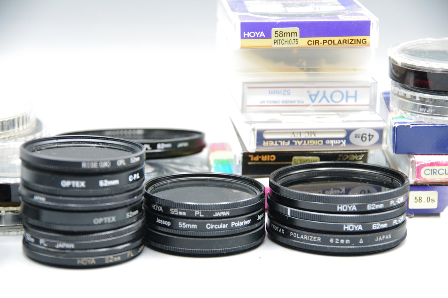 Circular Polarizing Filter - Multiple Sizes 37/46/49/52/55/58/62/72/82