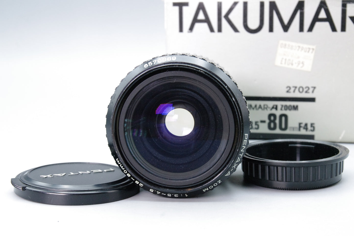 Takumar‑A 28‑80mm f/3.5‑4.5 Zoom Lens – Pentax K Mount – Boxed