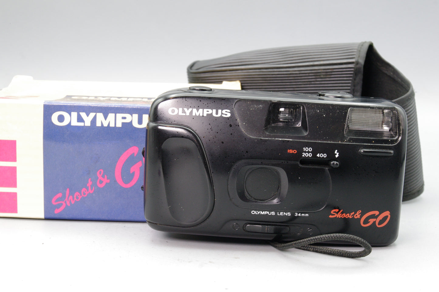 Olympus Shoot & Go 35mm Camera – Boxed – Flash Not Working – Tested