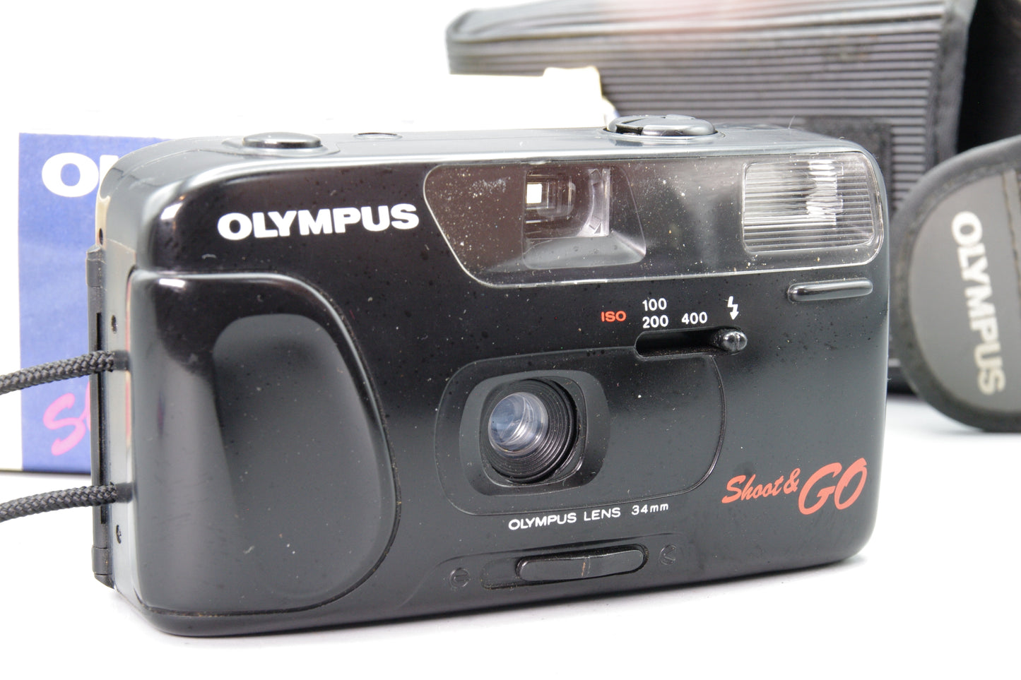 Olympus Shoot & Go 35mm Camera – Boxed – Flash Not Working – Tested