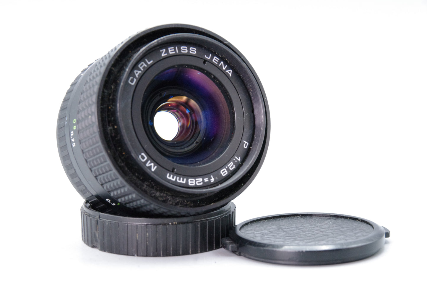 Carl Zeiss Jena 28mm f/2.8 MC Lens – Praktica PB Mount – Very Good Condition