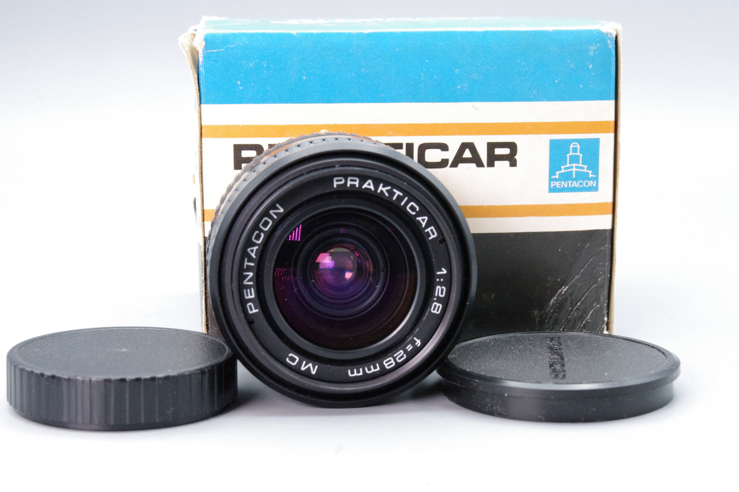 Pentacon Prakticar 28mm f/2.8 MC Lens – Praktica PB Mount – Excellent Condition