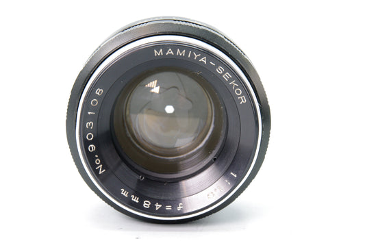 Mamiya‑Sekor 48mm f/1.9 Lens – Bayonet Mount – Fast Prime – Excellent