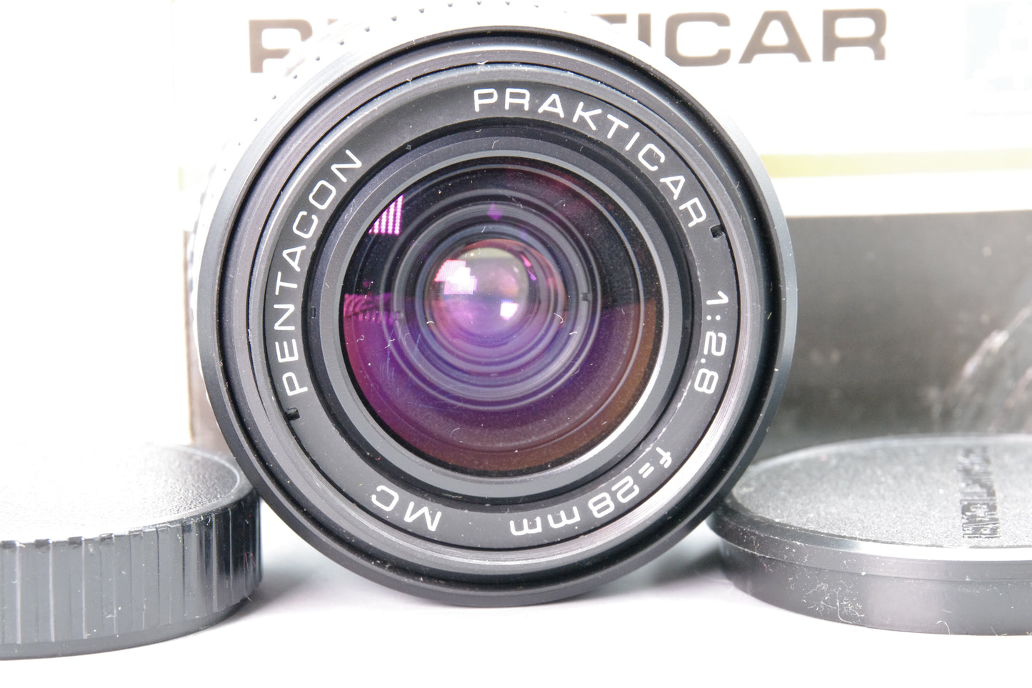 Pentacon Prakticar 28mm f/2.8 MC Lens – Praktica PB Mount – Excellent Condition