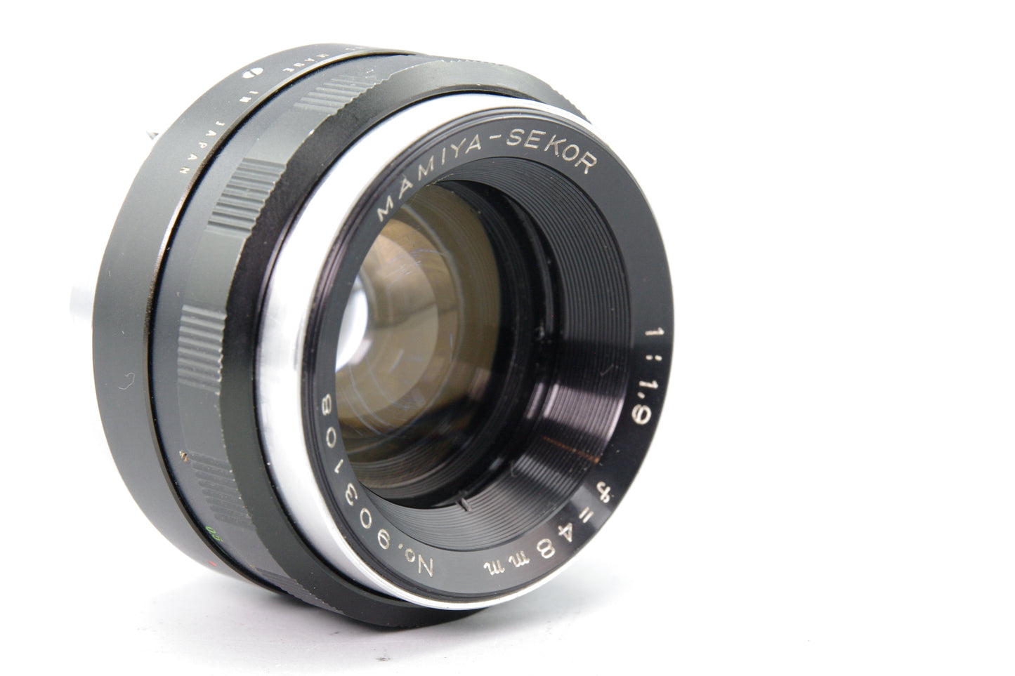 Mamiya‑Sekor 48mm f/1.9 Lens – Bayonet Mount – Fast Prime – Excellent