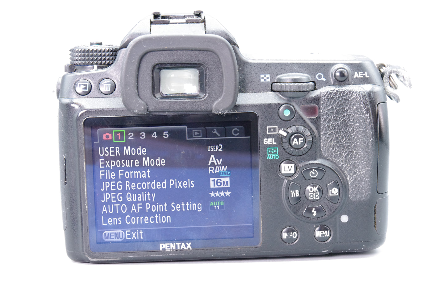 Pentax K‑5 DSLR 16.3MP with 18–55mm AL WR Lens - Excellent