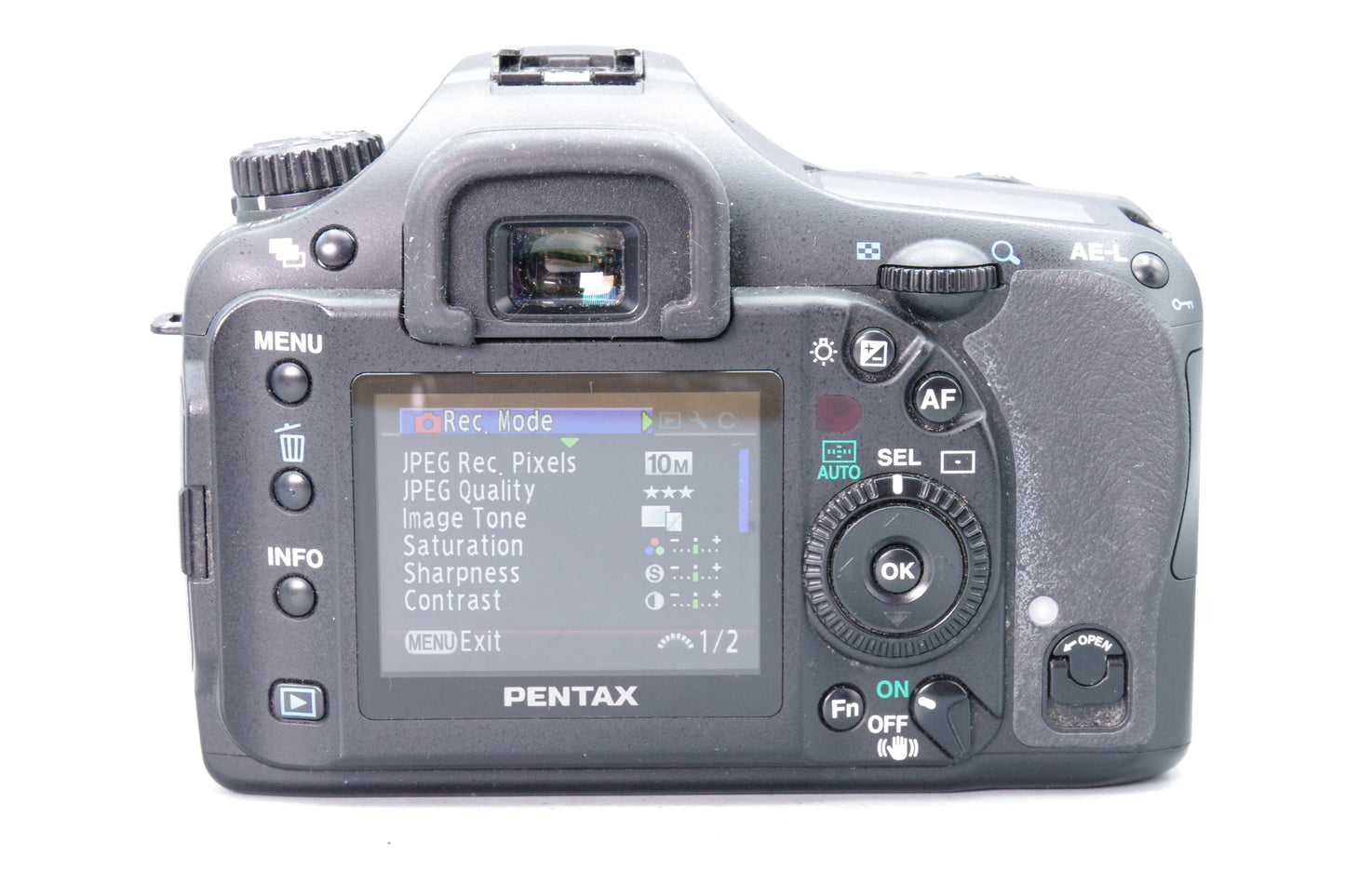 Pentax K10D DSLR Camera – 10.2MP – Excellent Condition – Battery – SC 7322