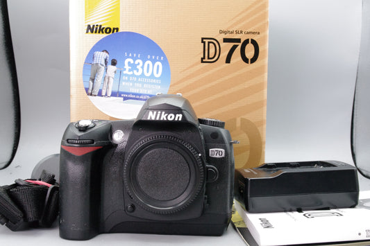 Boxed Nikon D70 DSLR Camera Body Only – 6.1MP – Shutter Count 1421