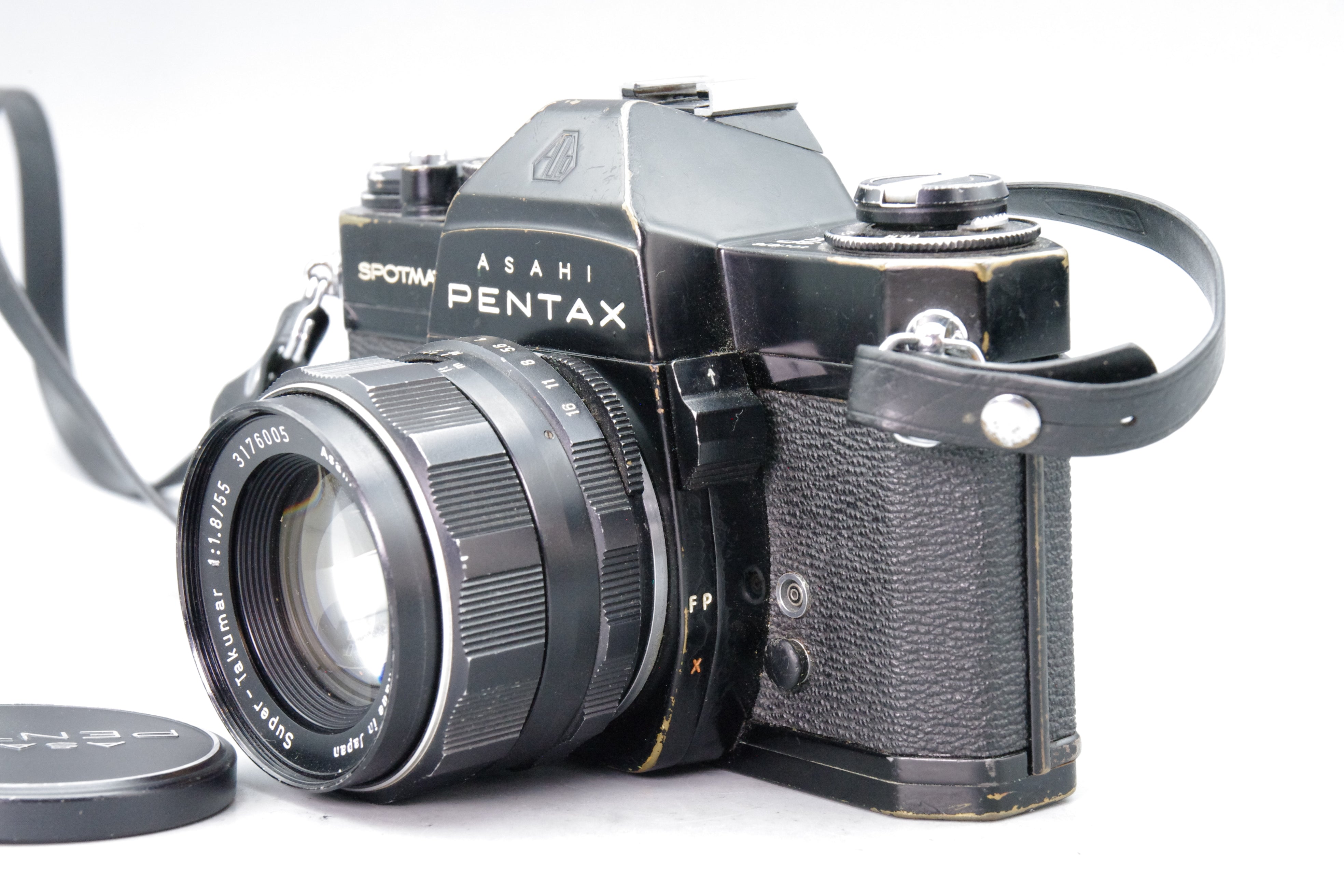 Asahi Pentax Spotmatic SP II – Black – with Super‑Takumar 55mm f