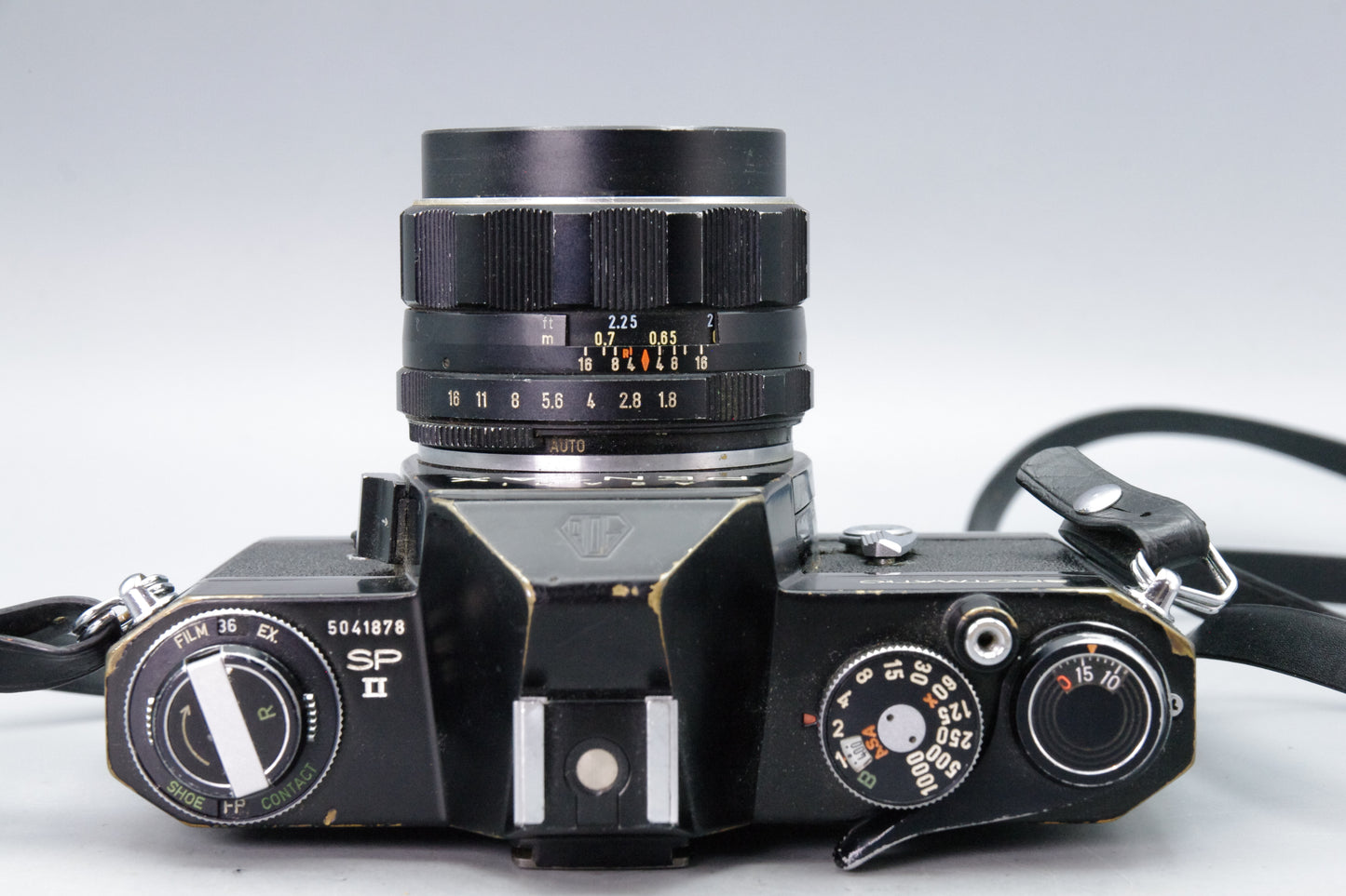 Asahi Pentax Spotmatic SP II – Black – with Super‑Takumar 55mm f/1.8 – VGC