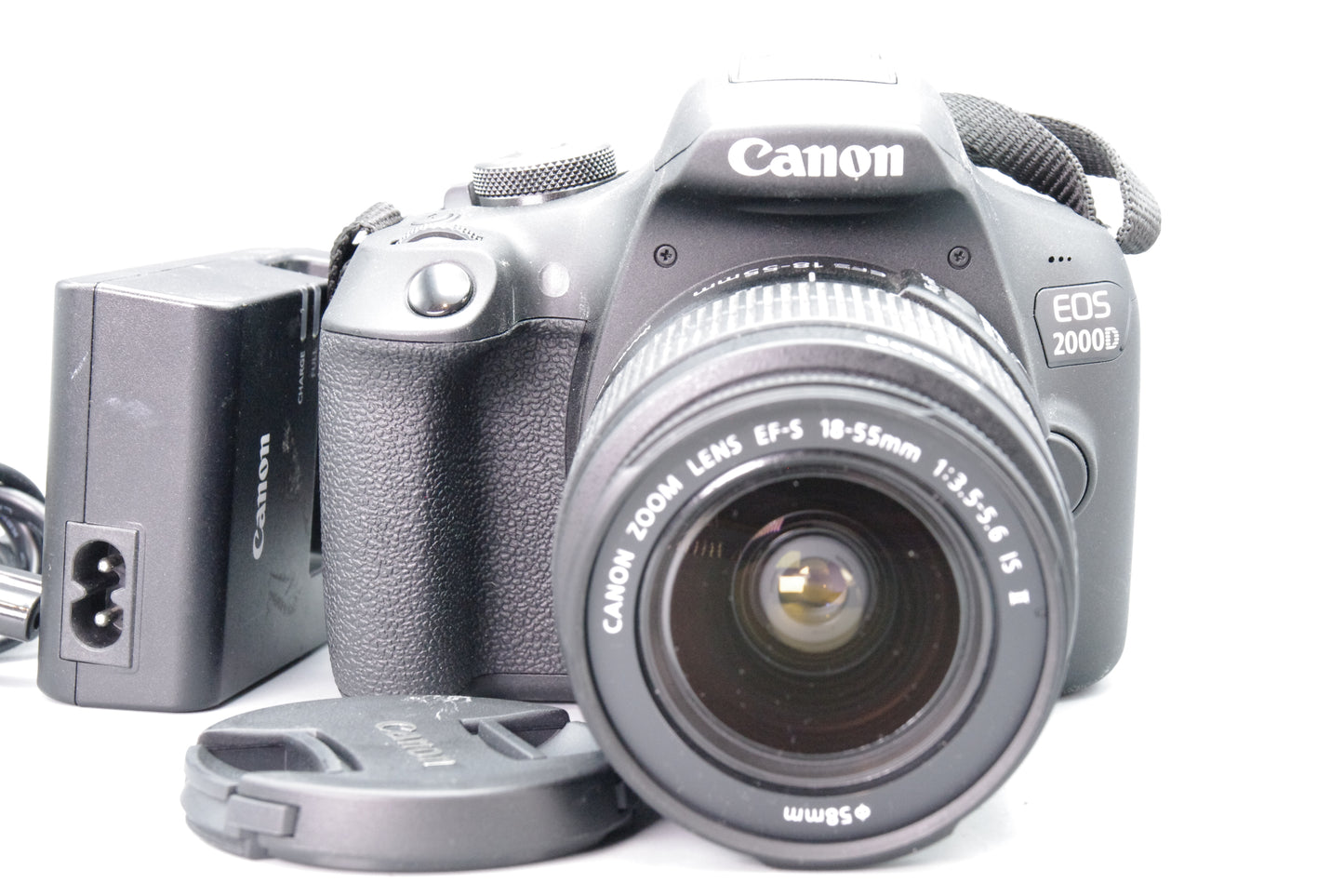 Canon EOS 2000D + 18–55mm II IS Lens – Shutter Count 7 – DSLR – 24MP