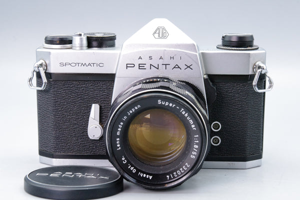 Asahi Pentax Spotmatic SP – Super‑Takumar 55mm f/1.8 – Tested – Very Good