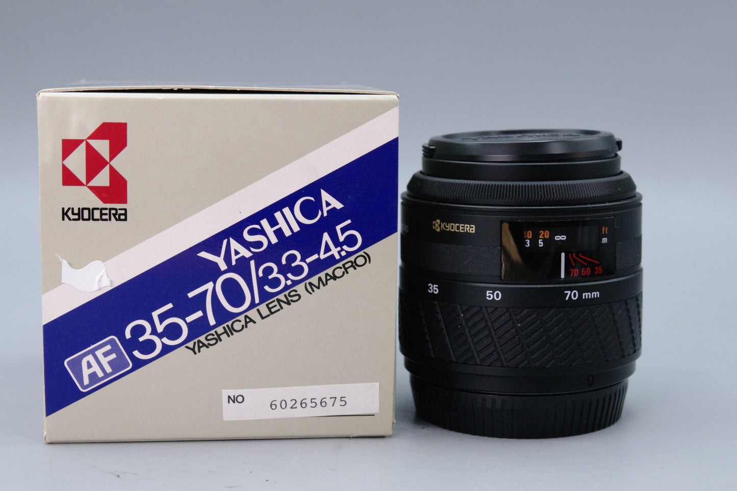 Yashica 35–70mm f/3.3–4.5 AF Zoom Lens – Contax/Yashica Mount – Excellent
