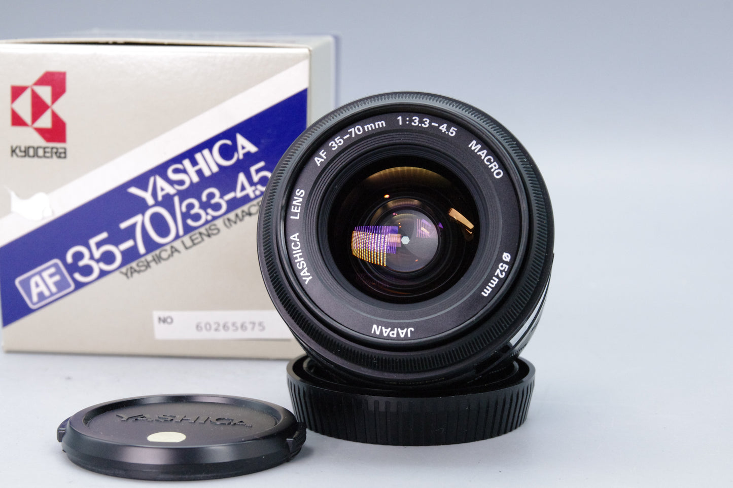 Yashica 35–70mm f/3.3–4.5 AF Zoom Lens – Contax/Yashica Mount – Excellent