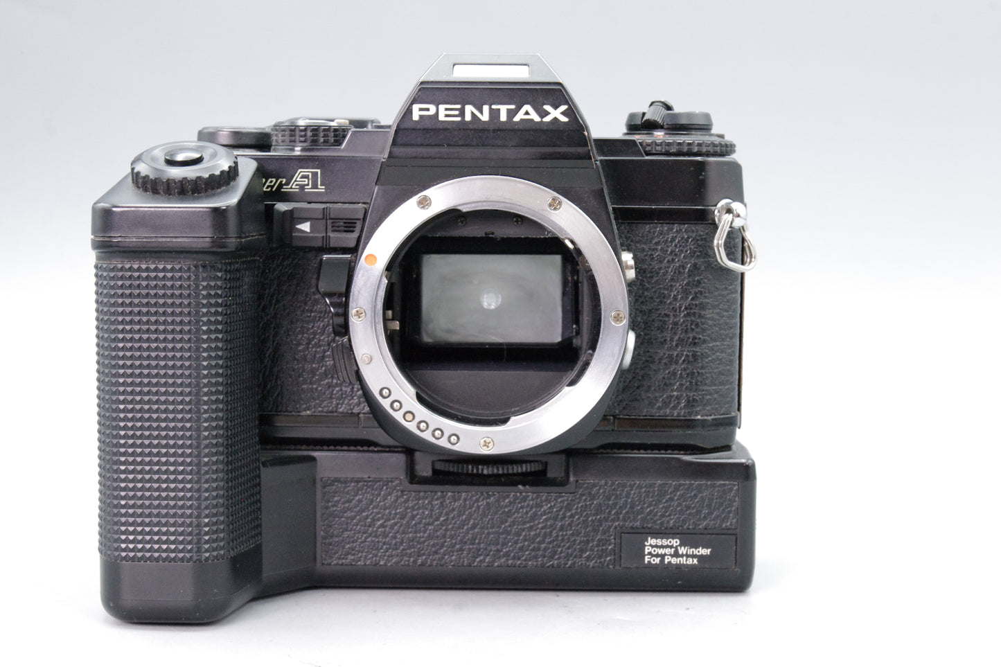 Pentax Super A 35mm SLR Camera with Jessops Power Winder – VGC