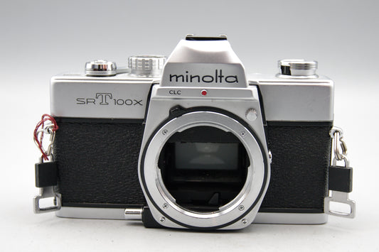Minolta SR‑T 100x 35mm SLR – Tested Working – Very Good – Prism Distortion