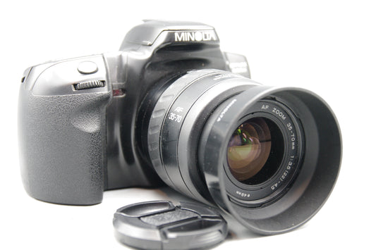 Minolta Dynax 500si 35mm SLR with 35‑70mm AF Lens – Tested – Excellent