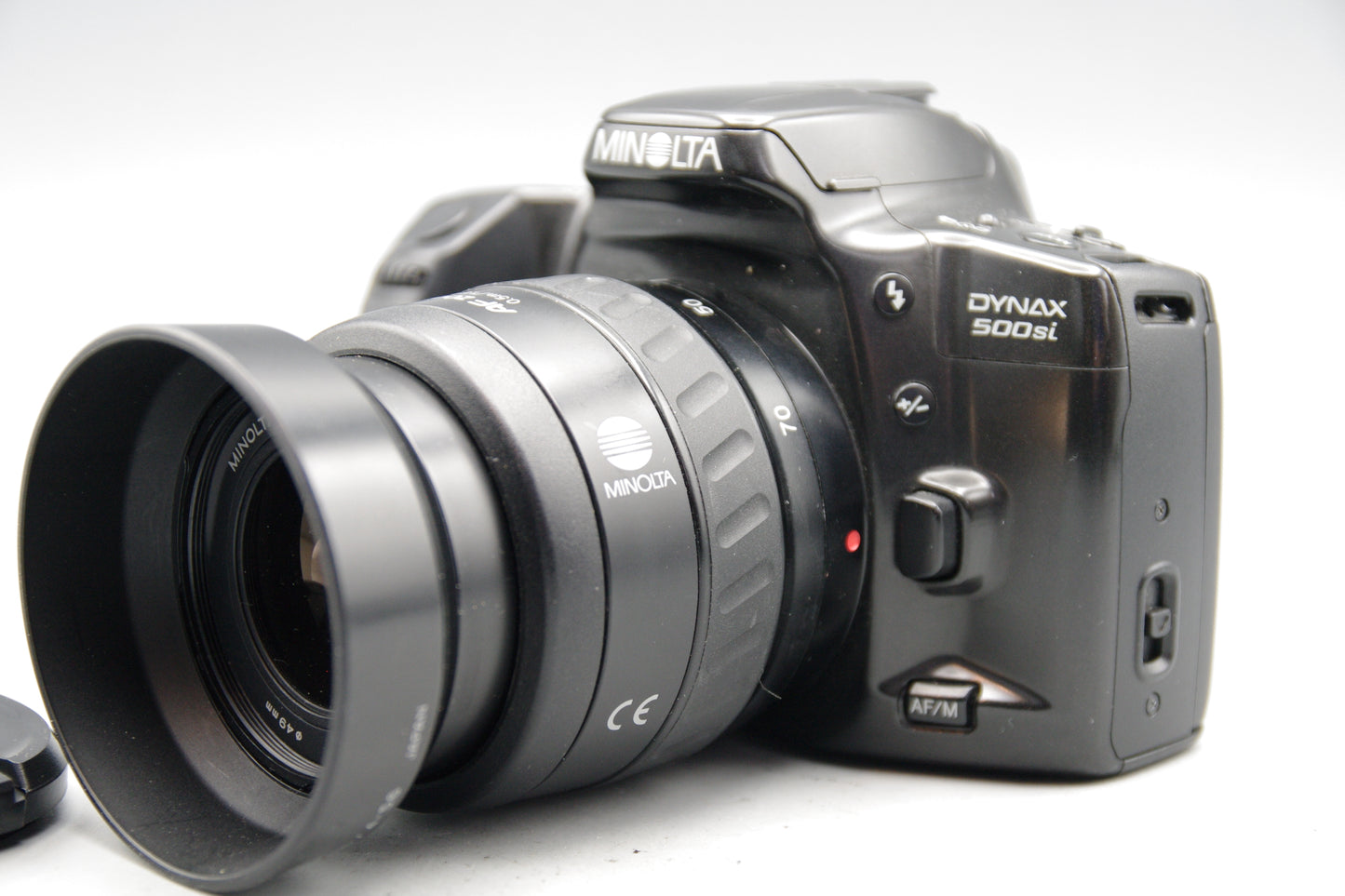 Minolta Dynax 500si 35mm SLR with 35‑70mm AF Lens – Tested – Excellent