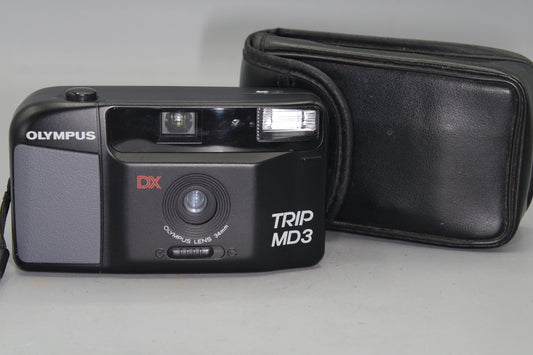 Olympus Trip MD2 35mm Compact Camera - Nice Condition- tested & working