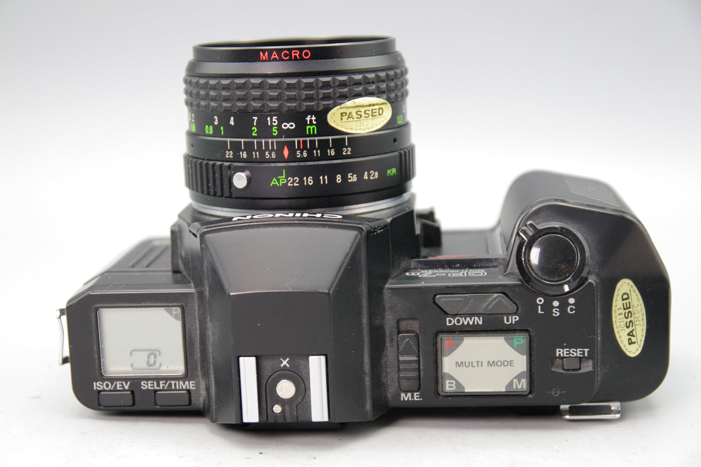 Chinon CP‑7m 35mm SLR with Clubman Pentax K Mount 28mm f/2.8 Lens