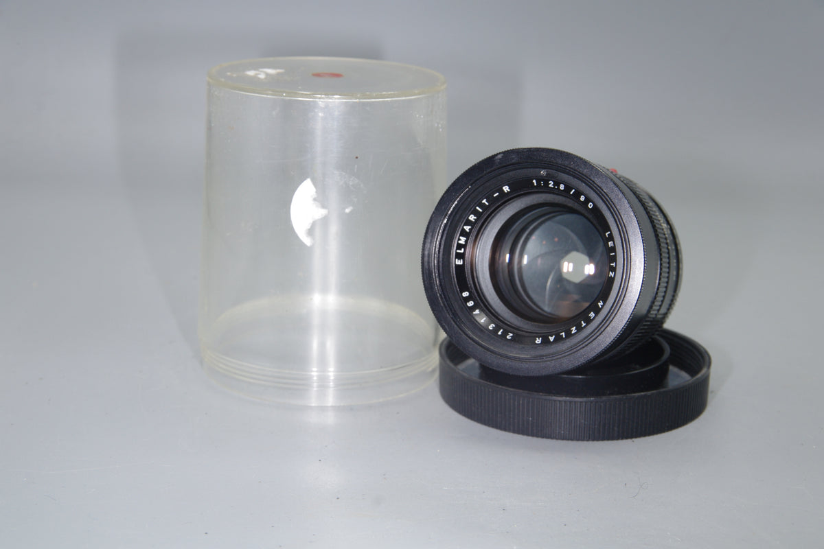 Leitz Wetzlar Elmarit-R 90mm f/2.8 Lens Leica R 2cam Serviced Excellent