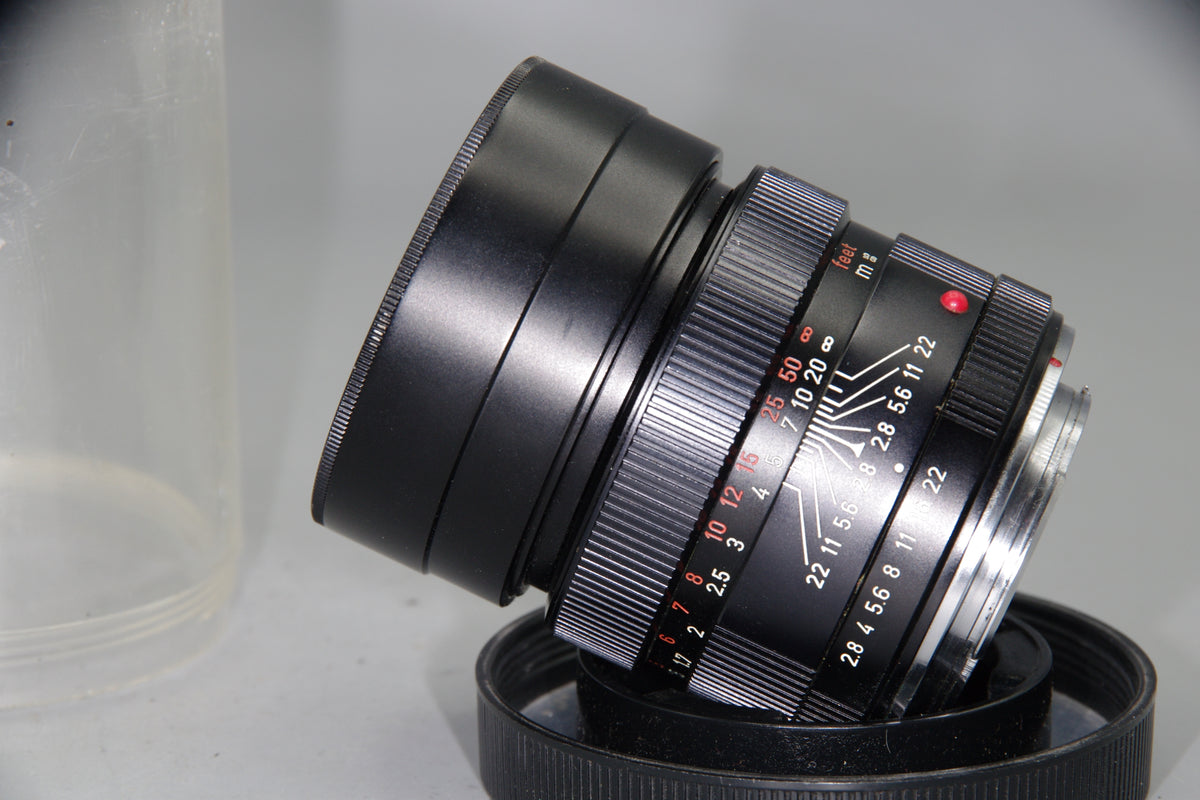 Leitz Wetzlar Elmarit-R 90mm f/2.8 Lens Leica R 2cam Serviced Excellent