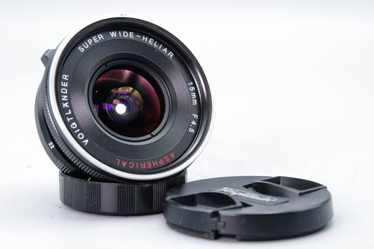 Voigtländer Super Wide‑Heliar 15mm f/4.5 Aspherical Lens – M42 – Mint
