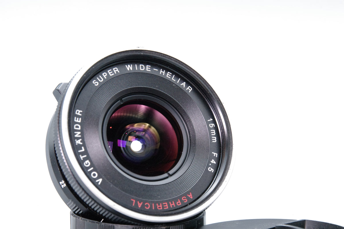 Voigtländer Super Wide‑Heliar 15mm f/4.5 Aspherical Lens – M42 – Mint