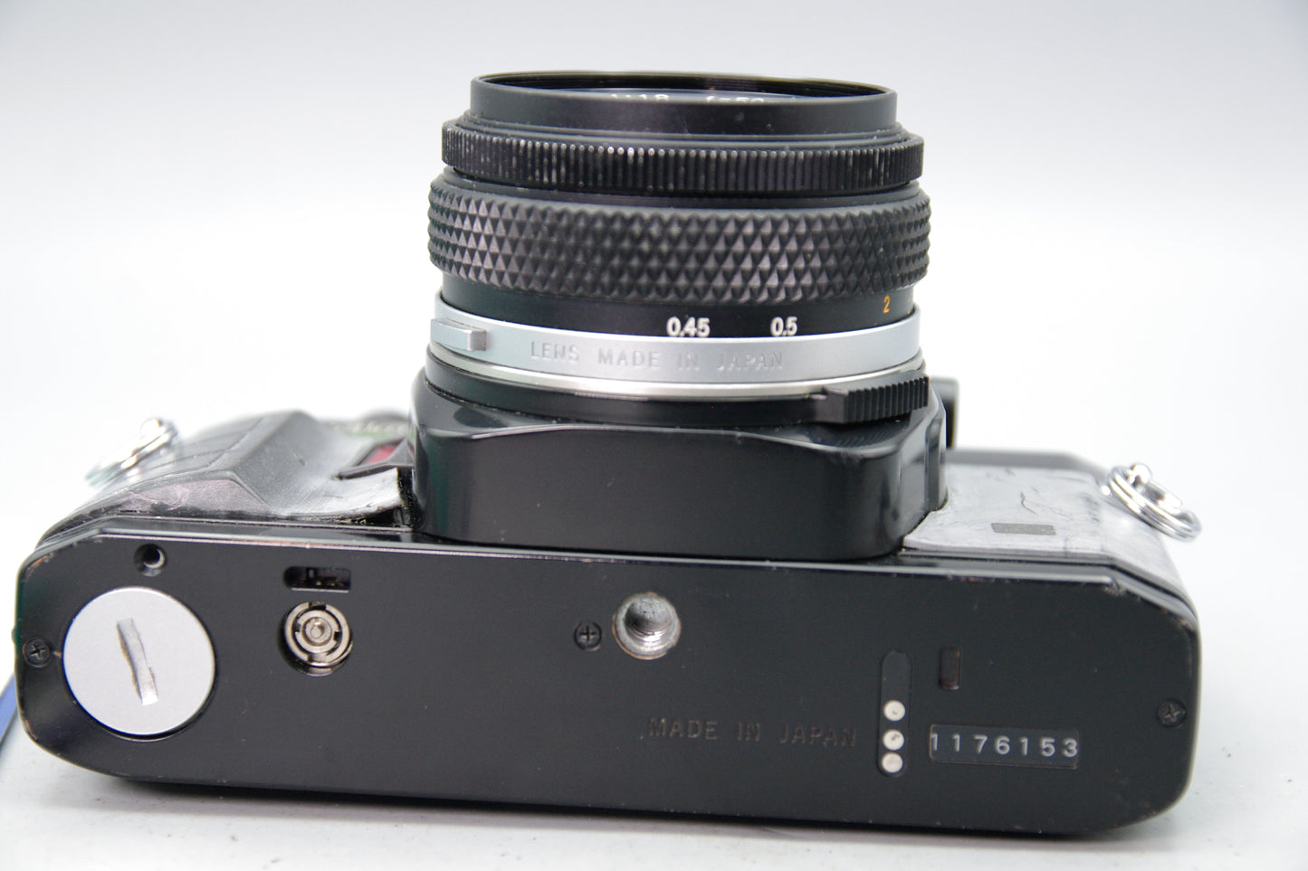 Olympus OM40 Program 35mm SLR Camera with 50mm Lens and Instructions – Very Good