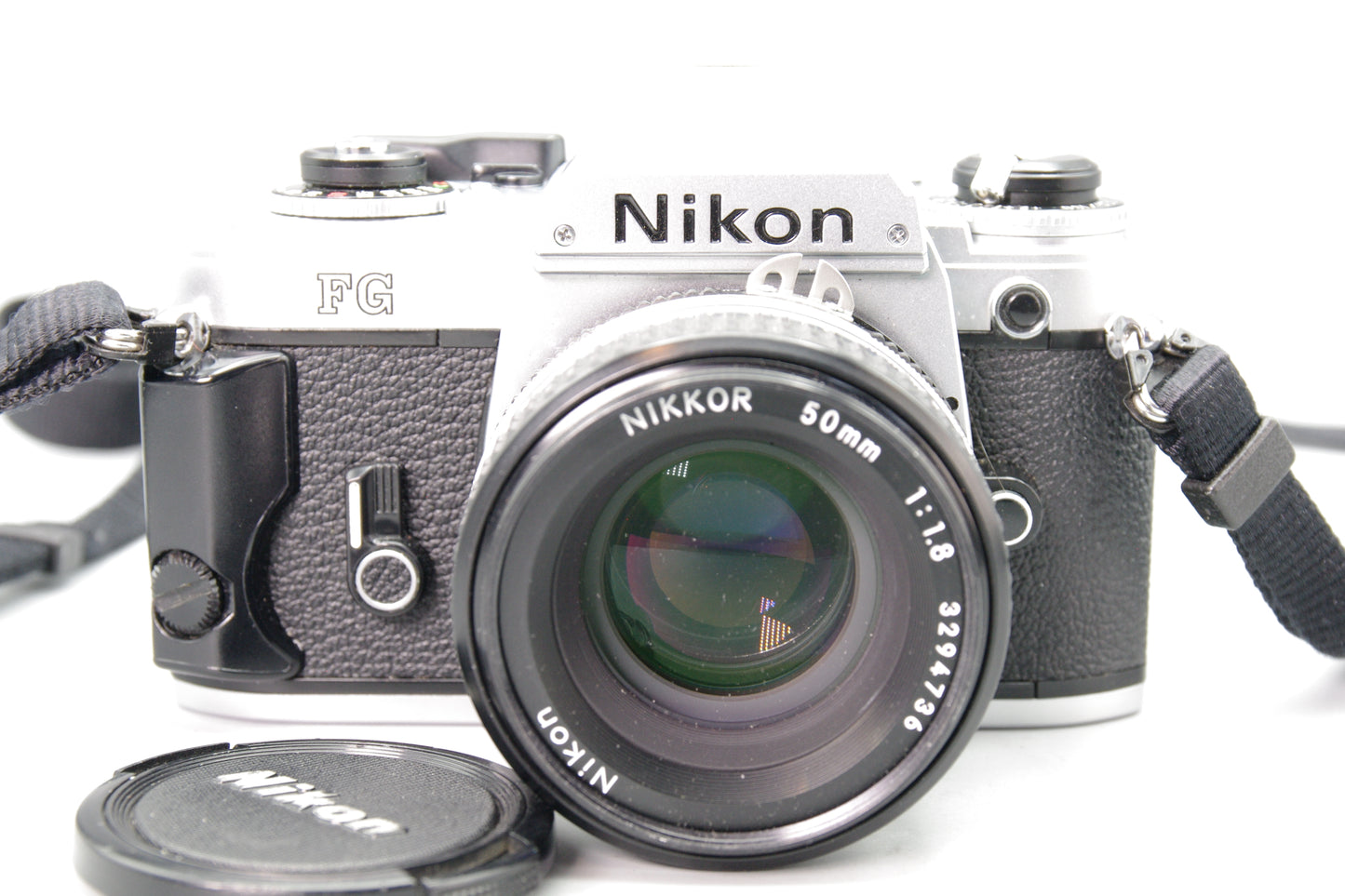 Nikon FG 35mm SLR Camera with 50mm f/1.8 Lens – Tested Working + Batteries