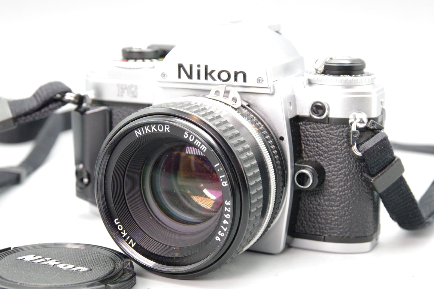 Nikon FG 35mm SLR Camera with 50mm f/1.8 Lens – Tested Working + Batteries
