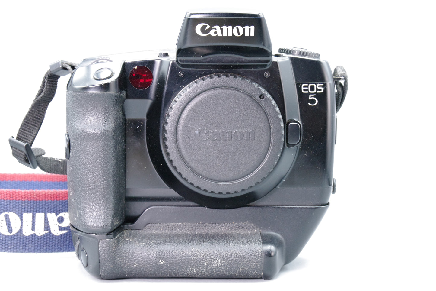 Canon EOS 5 35mm SLR Film Camera Body with VG10 Vertical Grip - VGC